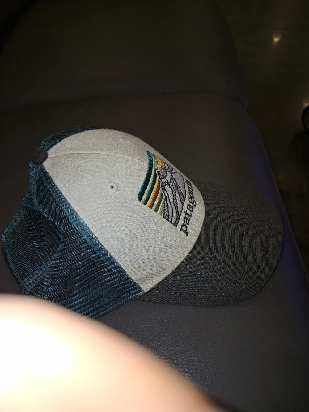 Patagonia Snapback Trucker Hat Multicolor OSFA ALL Embroidered Mesh Back Adj New
